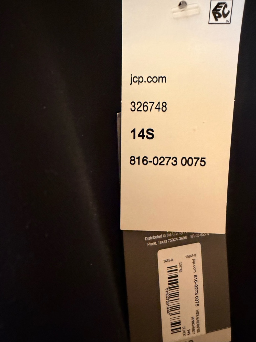 Worthington Black Curvy Trouser High Rise - Picture 3 of 6